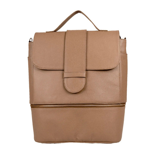 Bolsa/Mochila Unique Caramelo/Preta - COMPRE 1 LEVE 2 [Últimas Unidade